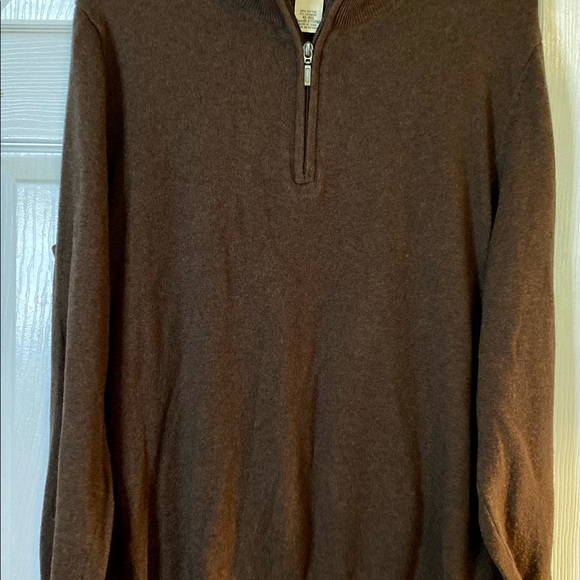 LL Bean brown mens sweater XL - Picture 2 of 5